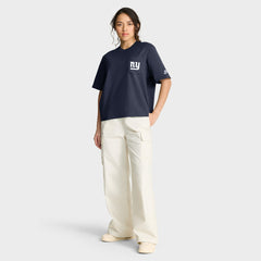 New York Giants Women's Rewind Pocket Boxy T-Shirt Royal - Nike