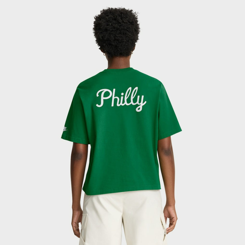 Philadelphia Eagles Women's Rewind Pocket Boxy T-Shirt Kelly Green - Nike
