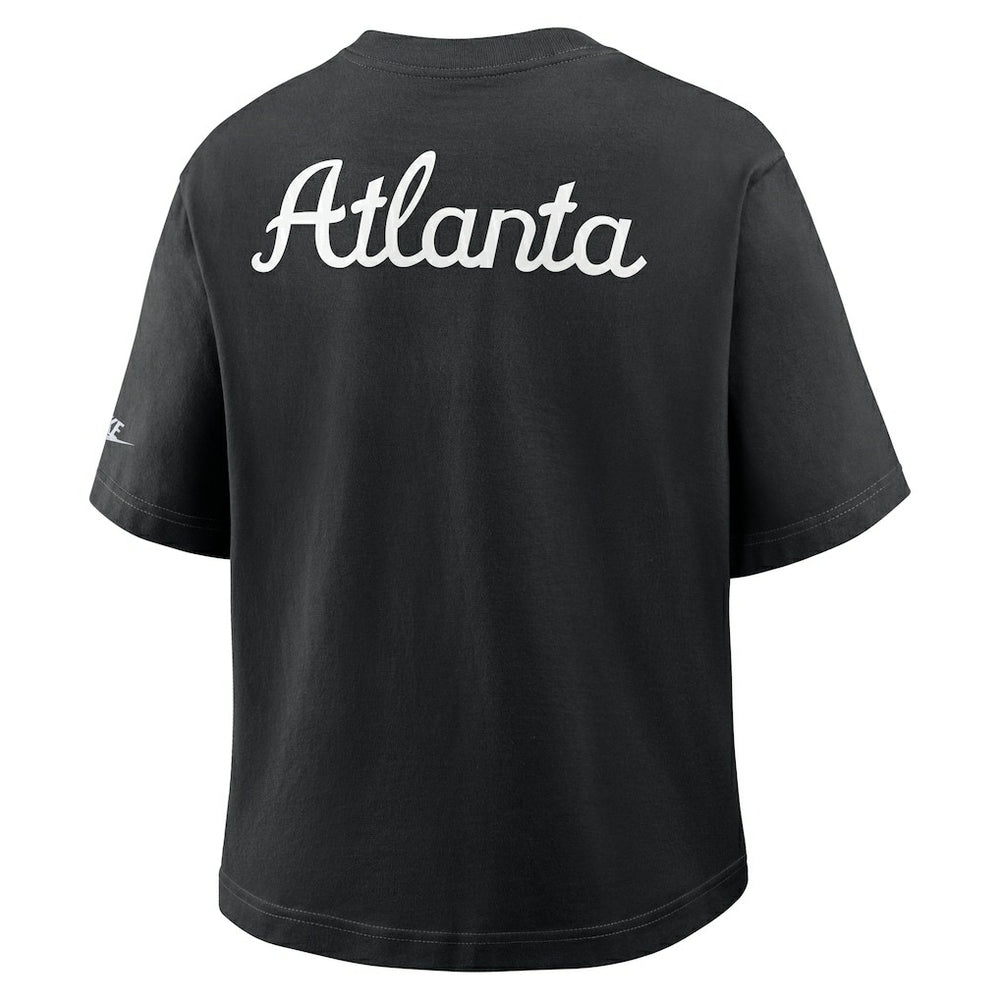Atlanta Falcons Women's Rewind Pocket Boxy T-Shirt Black - Nike