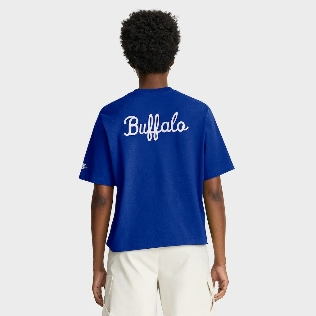 Buffalo Bills Women's Rewind Pocket Boxy T-Shirt Royal - Nike
