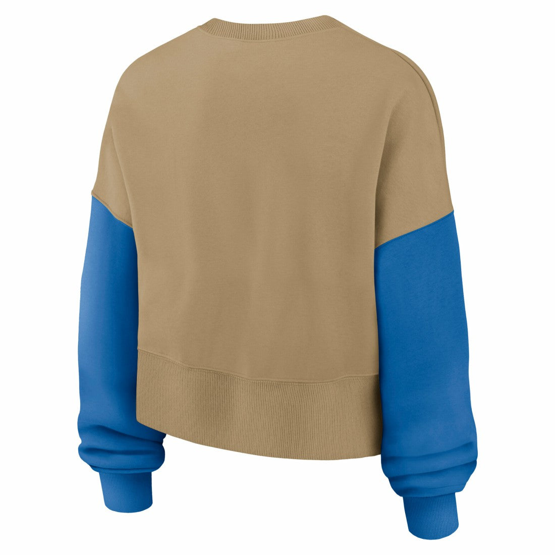 Detroit Lions Women's Oversized Rewind Pullover Sweatshirt Tan - Nike