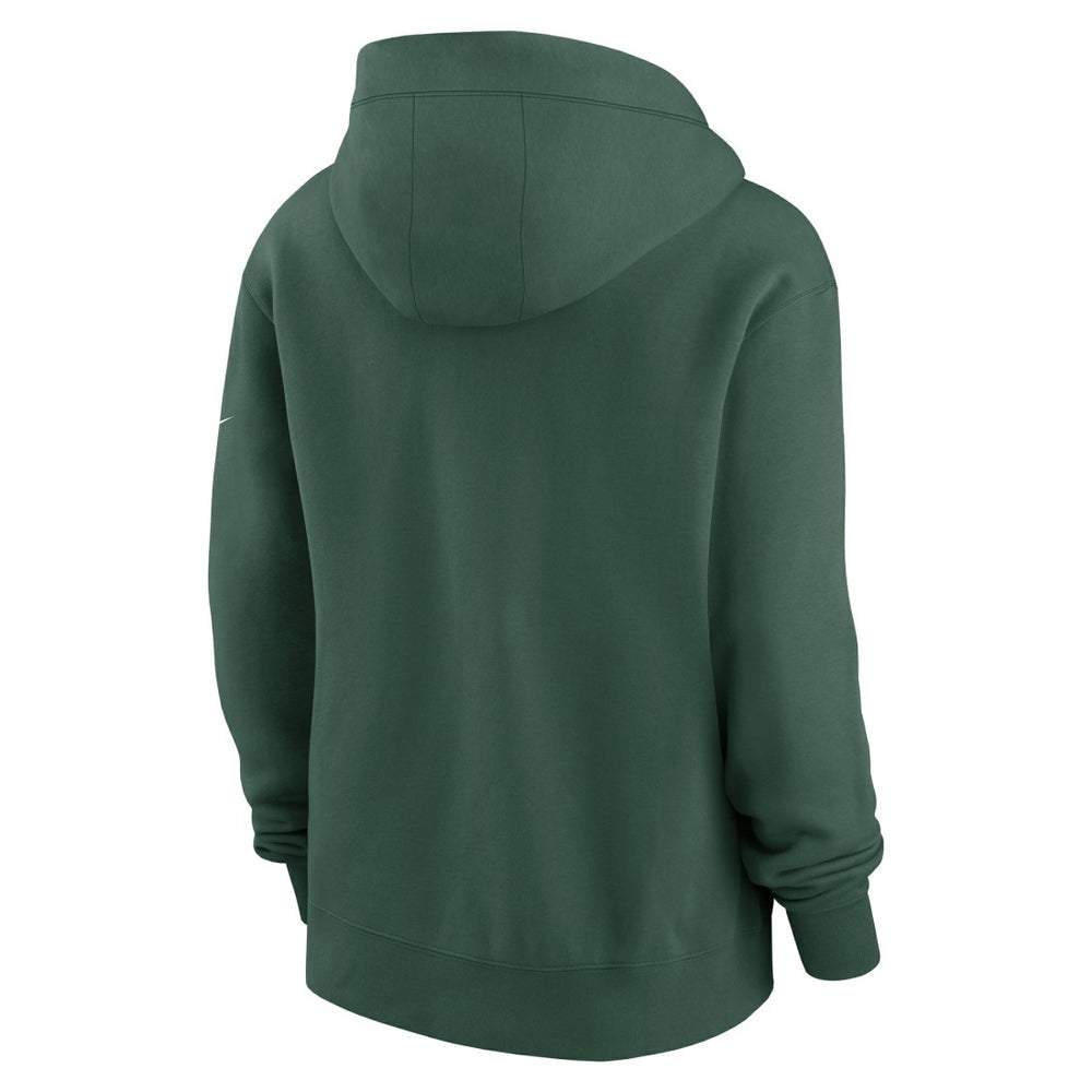 Green Bay Packers Women's Phoenix Rewind Full-Zip Hoodie Green - Nike