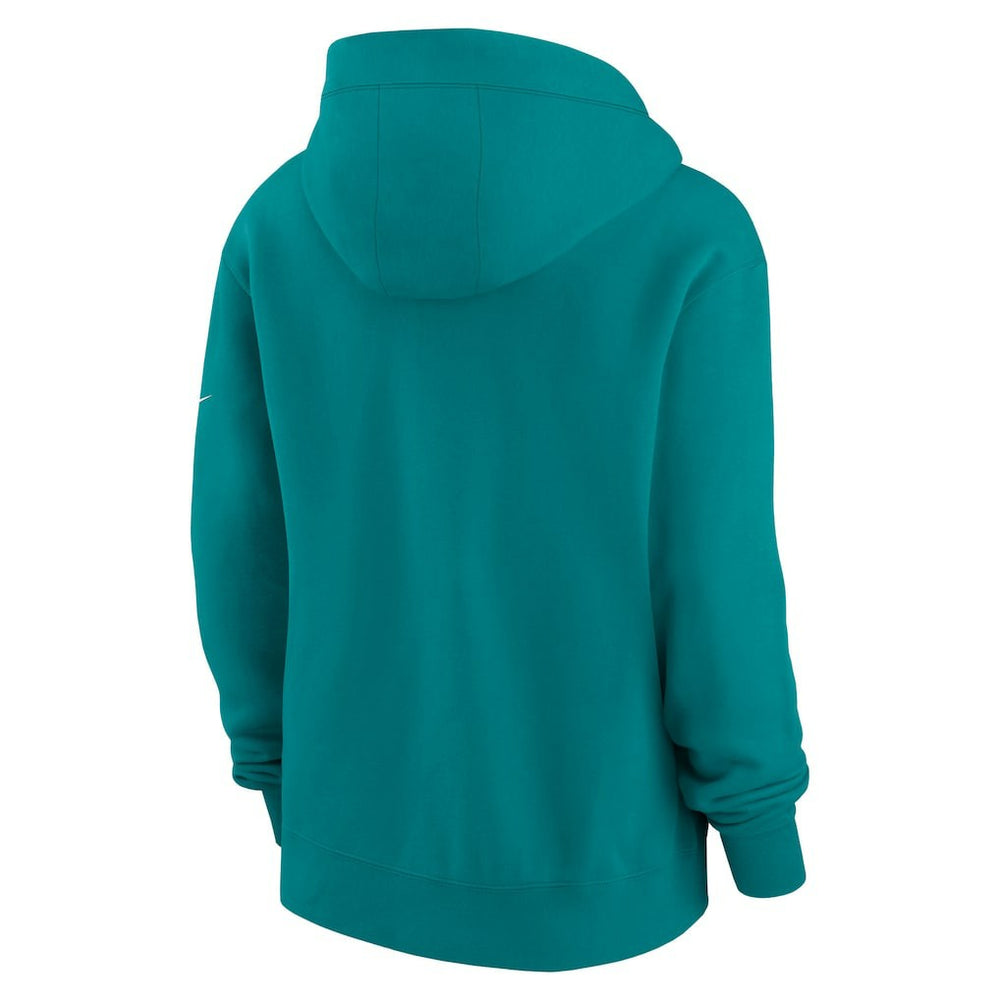 Miami Dolphins Women's Phoenix Rewind Full-Zip Hoodie Aqua - Nike