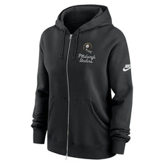 Pittsburgh Steelers Women's Phoenix Rewind Full-Zip Hoodie Black - Nike