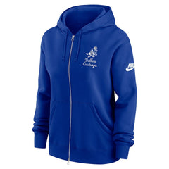 Dallas Cowboys Women's Phoenix Rewind Full-Zip Hoodie Navy - Nike