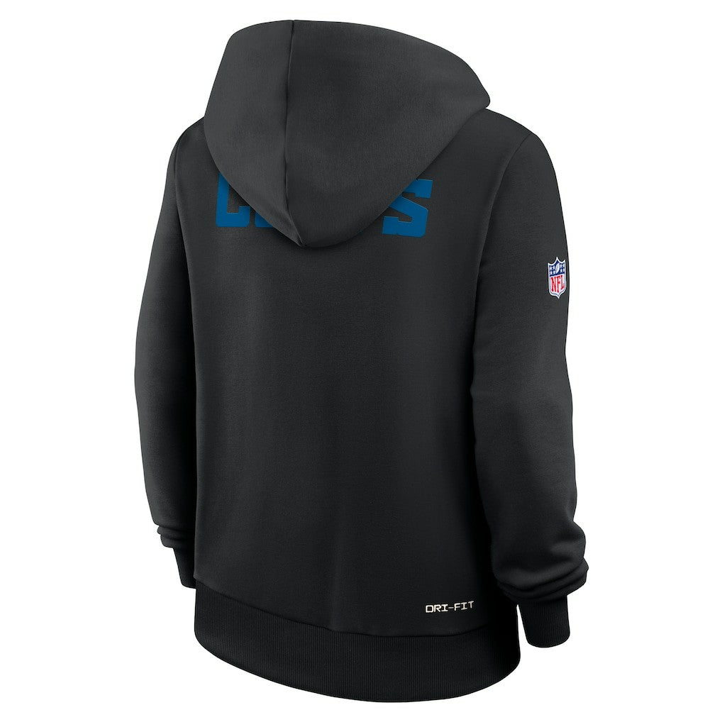 Indianapolis Colts Women's Alternate Logo Sideline Standard Issue Dri-FIT Hoodie Black - Nike