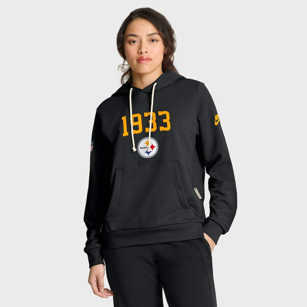Pittsburgh Steelers Women's 1933 Sideline Standard Issue Dri-FIT Hoodie Black - Nike