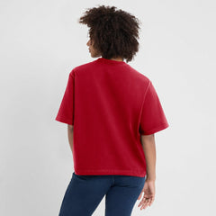 San Francisco 49ers Women's Essential Script Relaxed Boxy T-Shirt Scarlet - Nike