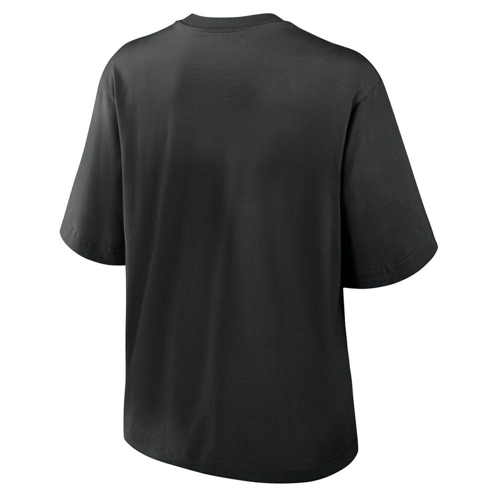 Atlanta Falcons Women's Essential Script Relaxed Boxy T-Shirt Black - Nike