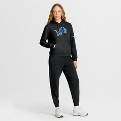 Detroit Lions Women's Club Fleece Hoodie Black - Nike