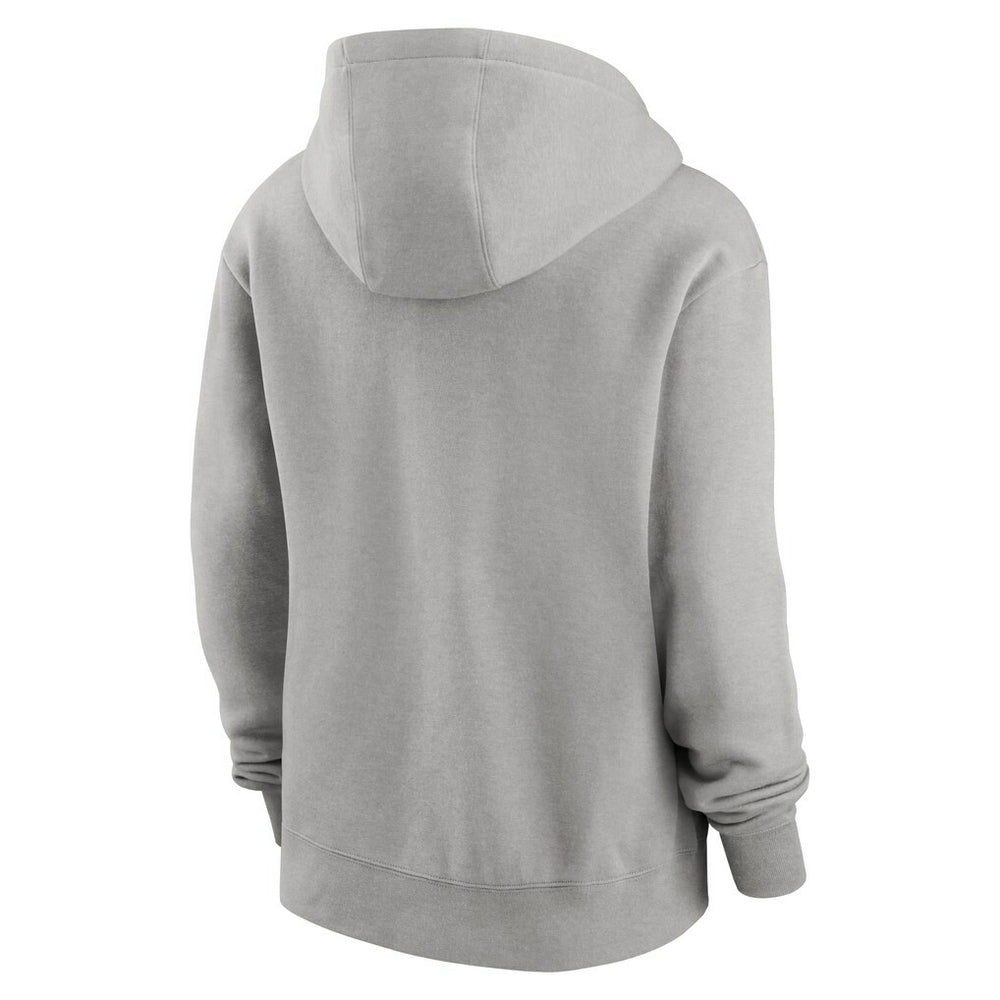 New York Giants Women's Club Fleece Hoodie Heather Gray - Nike