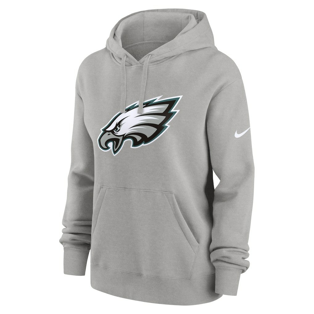 Philadelphia Eagles Women's Club Fleece Hoodie Heather Gray - Nike