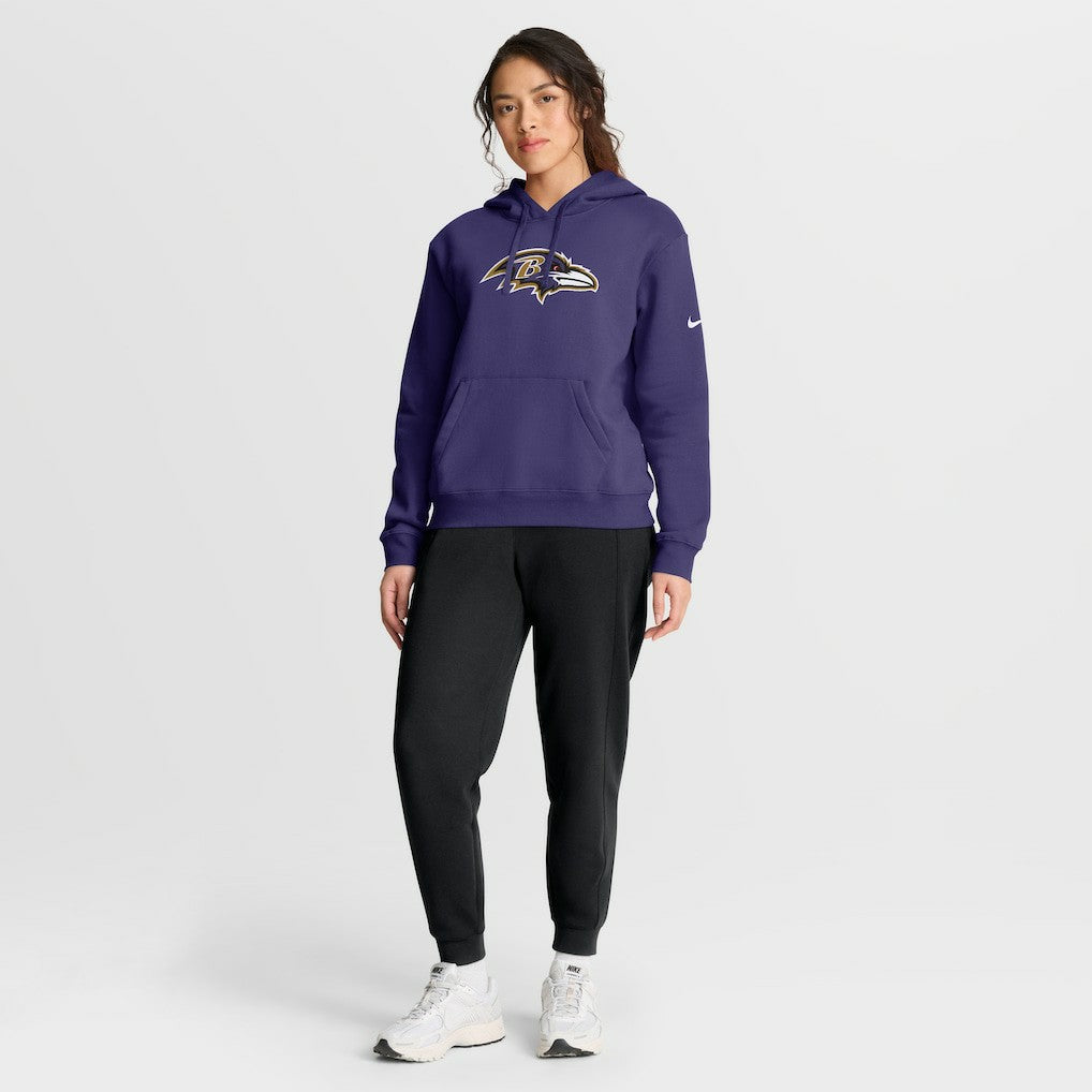 Baltimore Ravens Women's Club Fleece Hoodie Purple - Nike