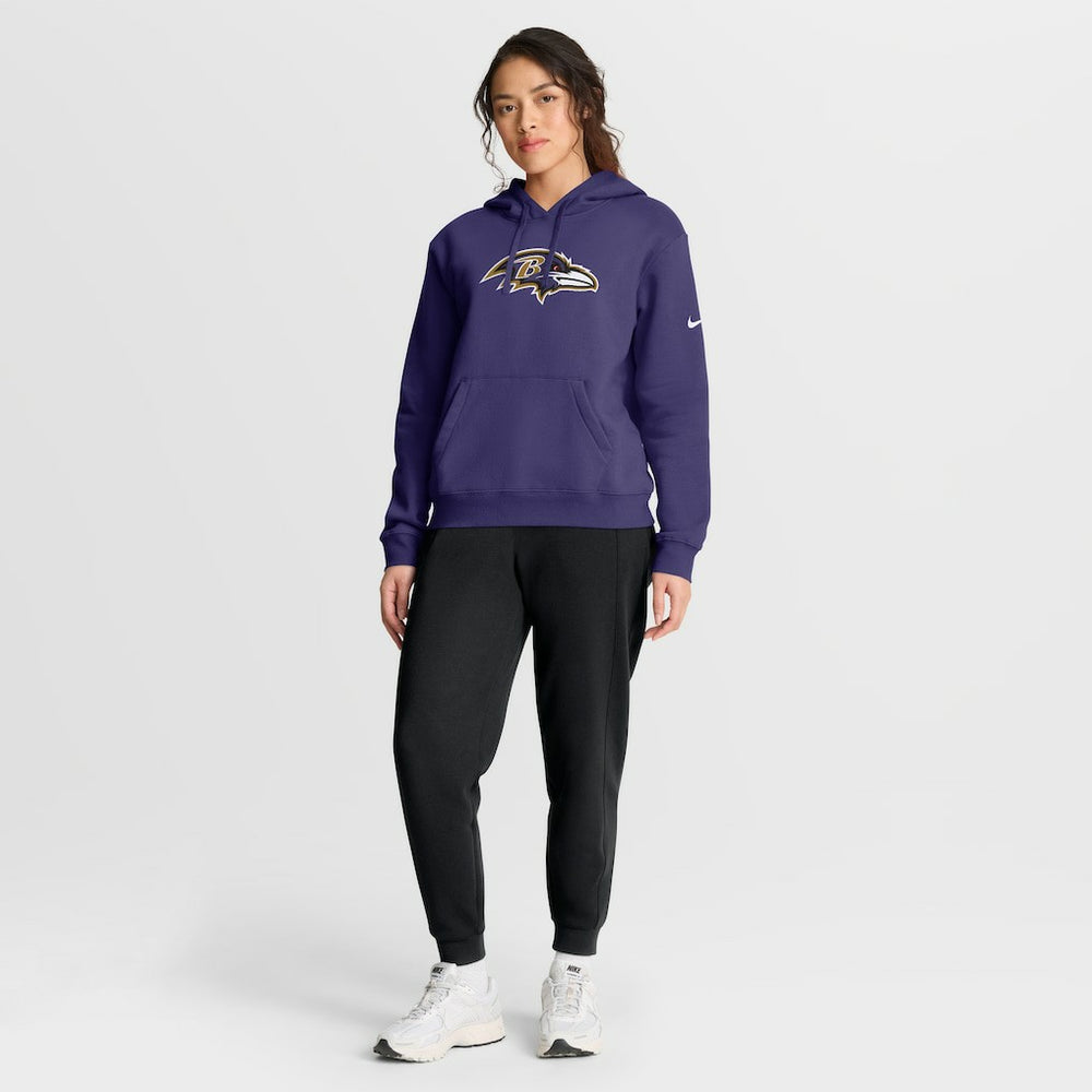 Baltimore Ravens Women's Club Fleece Hoodie Purple - Nike