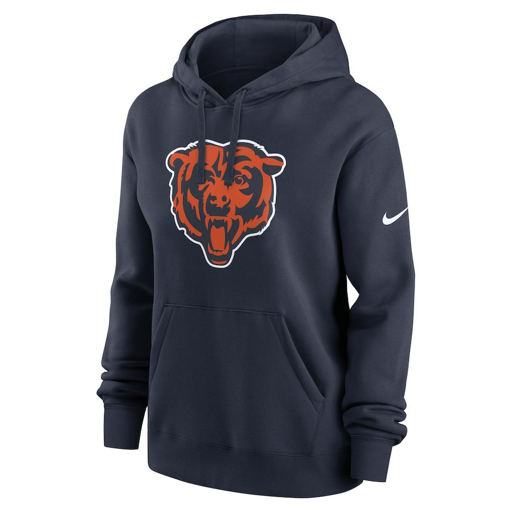 Chicago Bears Women's Club Fleece Hoodie Navy - Nike