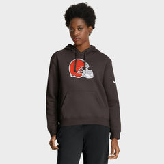 Cleveland Browns Women's Club Fleece Hoodie Brown - Nike