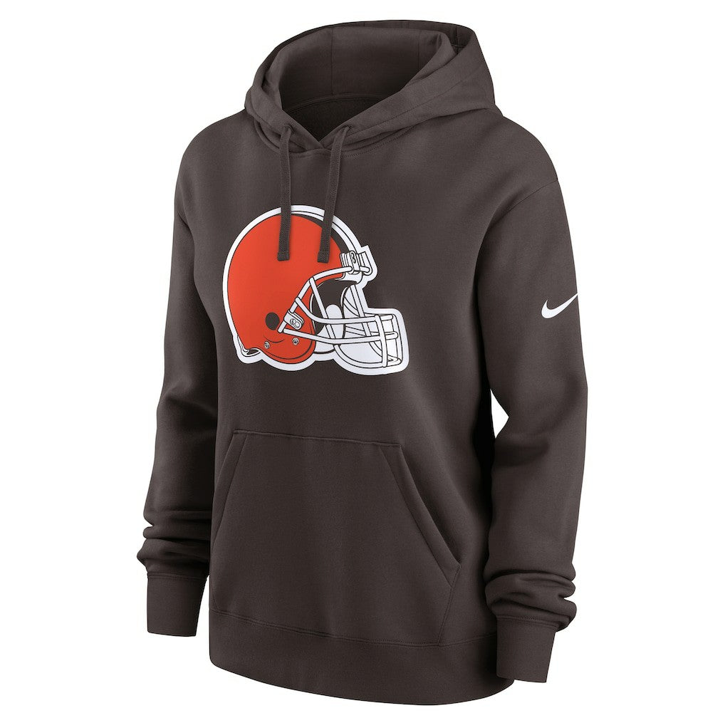 Cleveland Browns Women's Club Fleece Hoodie Brown - Nike