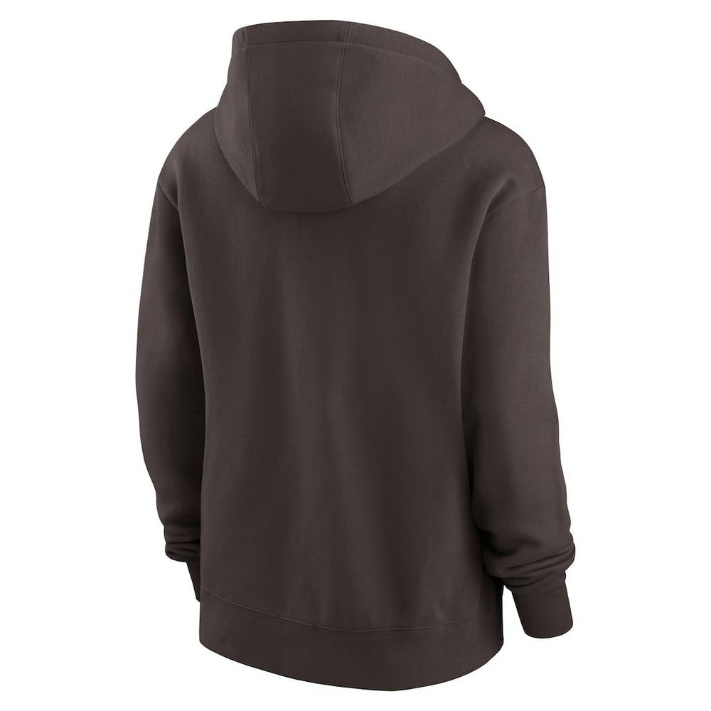 Cleveland Browns Women's Club Fleece Hoodie Brown - Nike