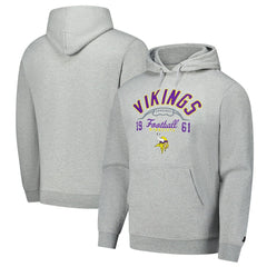 Minnesota Vikings Starter Pullover Hoodie Heather Gray - NFL