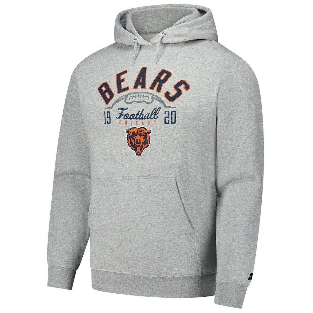 Chicago Bears Starter Pullover Hoodie Heather Gray - NFL