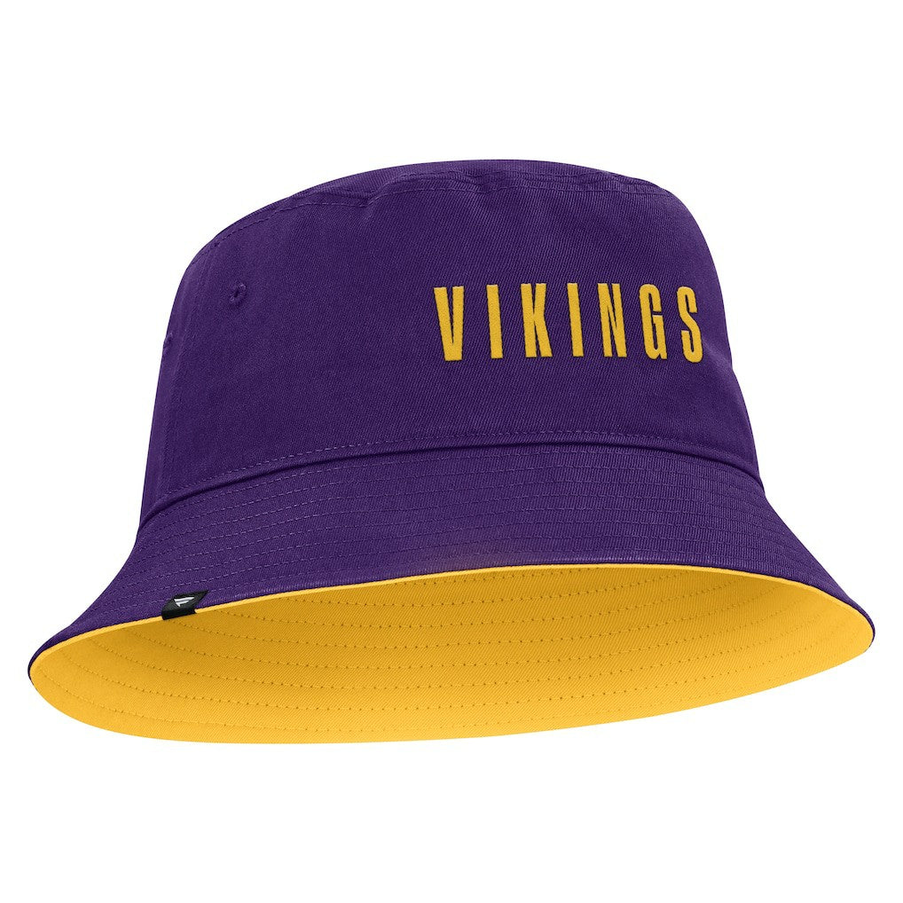 Minnesota Vikings Strong Side Bucket Hat Purple - Fanatics