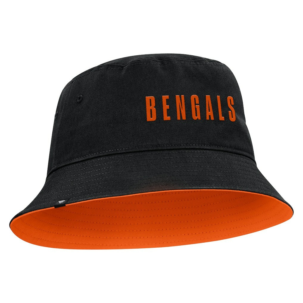 Cincinnati Bengals Strong Side Bucket Hat Black - Fanatics