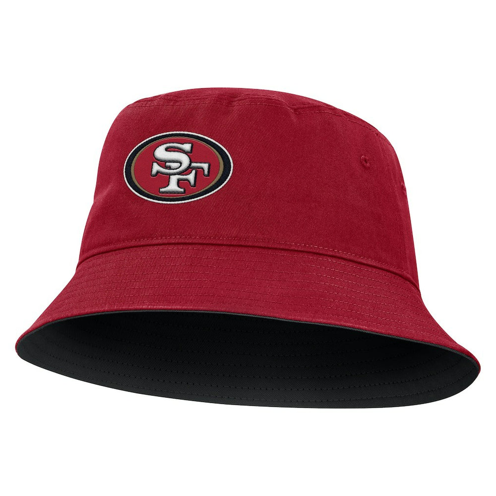 San Francisco 49ers Strong Side Bucket Hat Scarlet - Fanatics