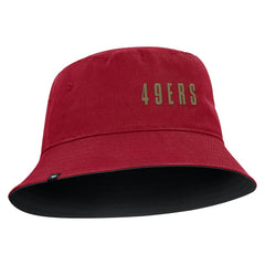 San Francisco 49ers Strong Side Bucket Hat Scarlet - Fanatics