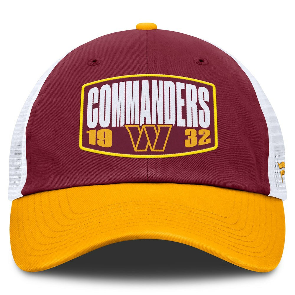 Washington Commanders Franchise Trucker Adjustable Hat Burgundy/Gold - Fanatics