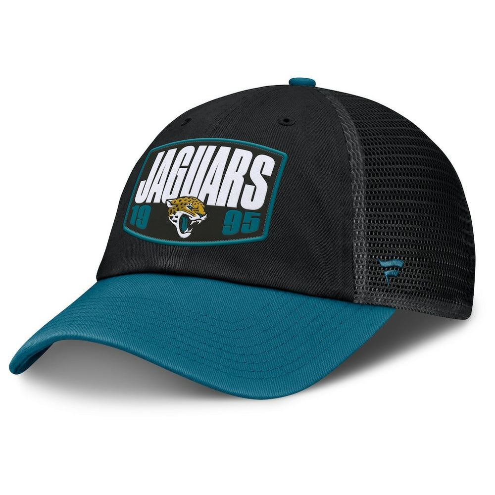 Jacksonville Jaguars Franchise Trucker Adjustable Hat Black/Teal - Fanatics