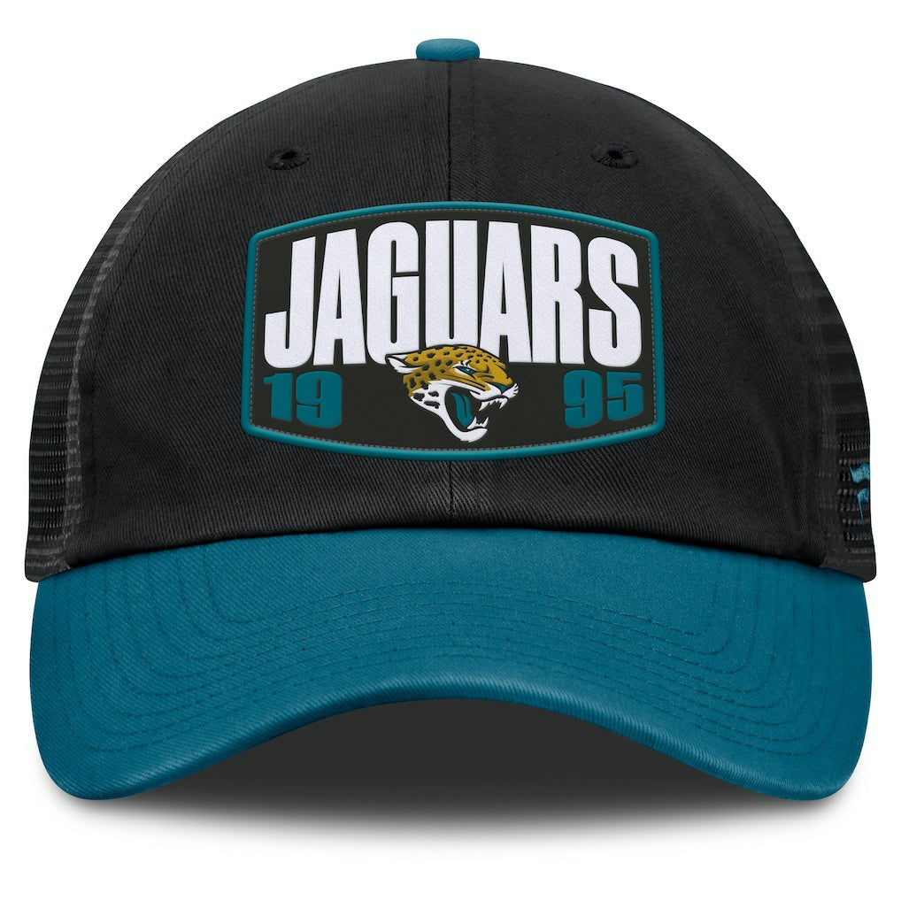 Jacksonville Jaguars Franchise Trucker Adjustable Hat Black/Teal - Fanatics