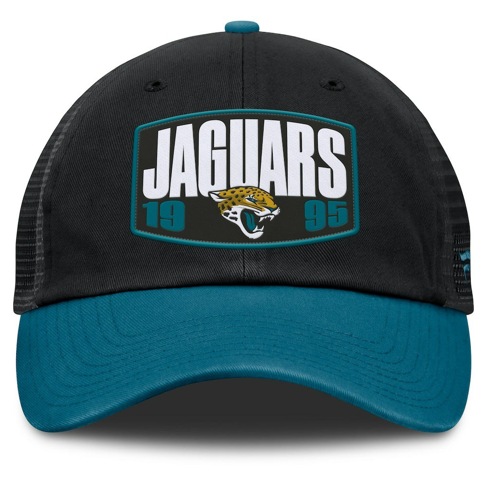 Jacksonville Jaguars Franchise Trucker Adjustable Hat Black/Teal - Fanatics