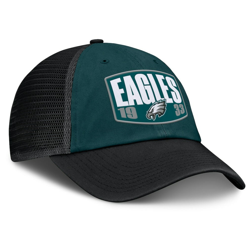 Philadelphia Eagles Franchise Trucker Adjustable Hat Midnight Green/Black - Fanatics