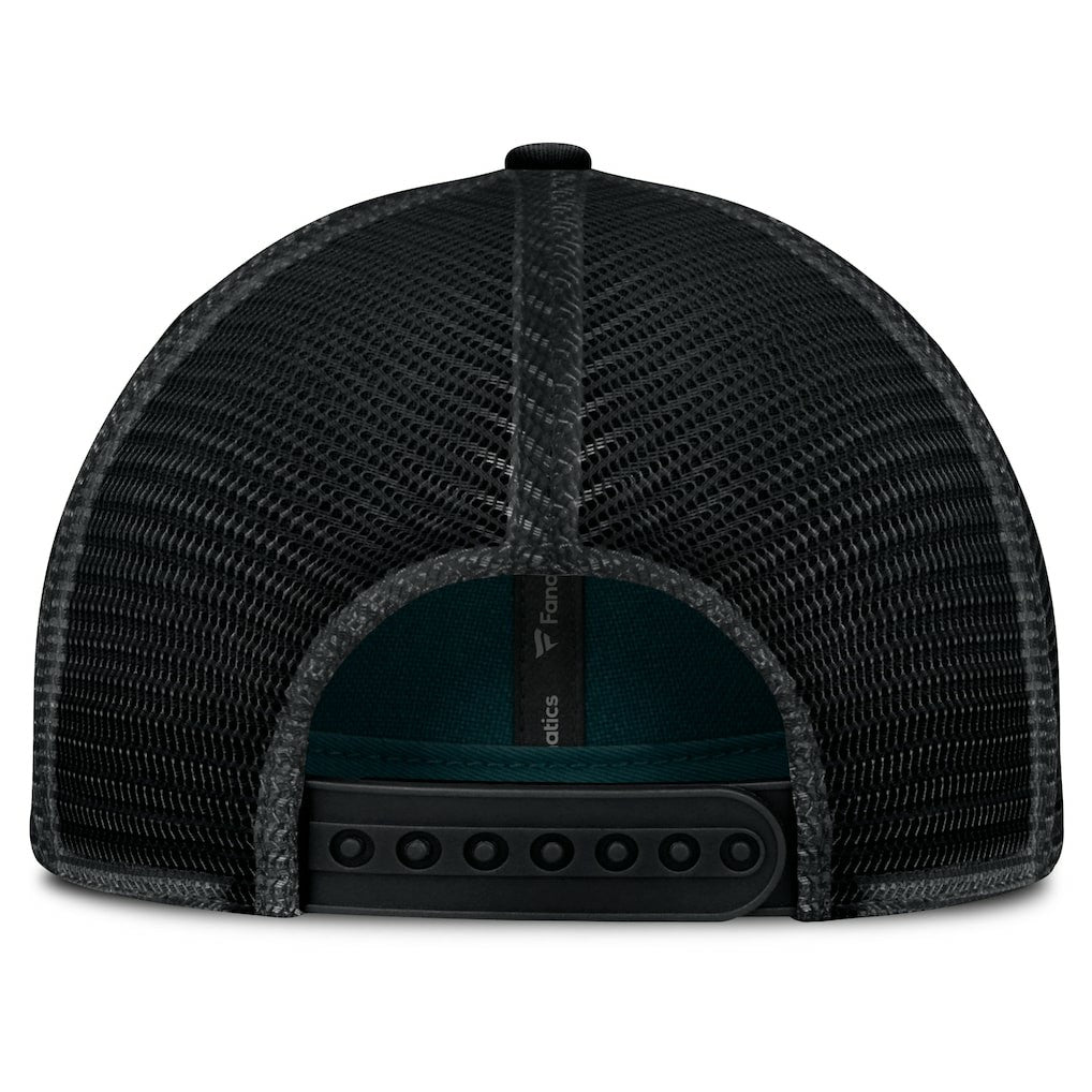 Philadelphia Eagles Franchise Trucker Adjustable Hat Midnight Green/Black - Fanatics