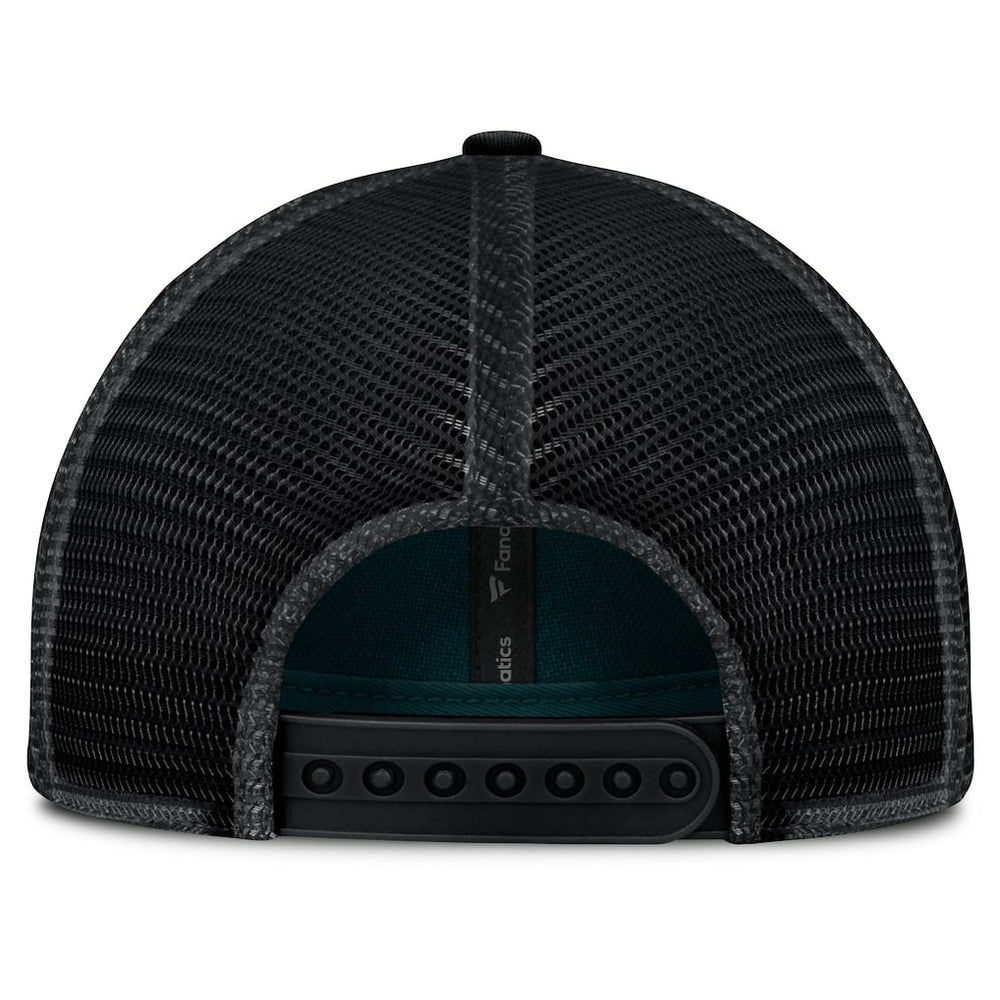 Philadelphia Eagles Franchise Trucker Adjustable Hat Midnight Green/Black - Fanatics
