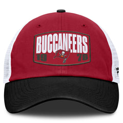 Tampa Bay Buccaneers Franchise Trucker Adjustable Hat Red/Pewter - Fanatics