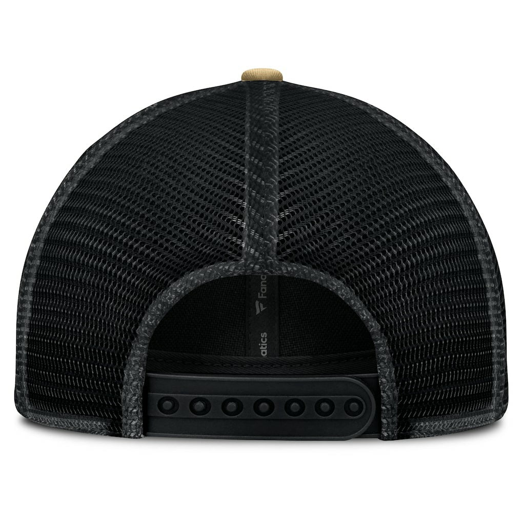 New Orleans Saints Franchise Trucker Adjustable Hat Black/Gold - Fanatics