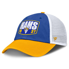 Los Angeles Rams Franchise Trucker Adjustable Hat Royal/Gold - Fanatics
