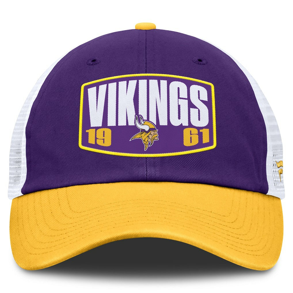 Minnesota Vikings Franchise Trucker Adjustable Hat Purple/Gold - Fanatics