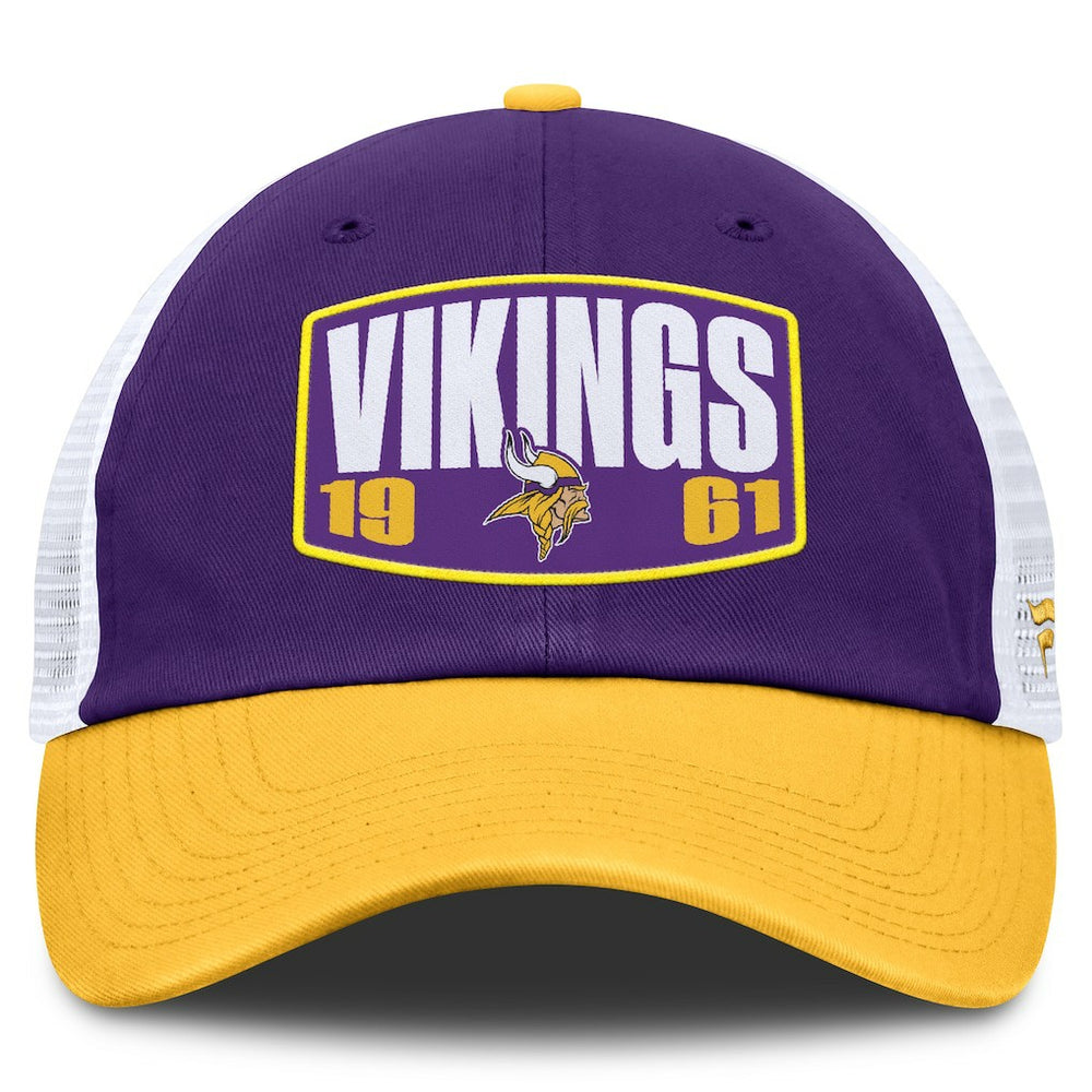 Minnesota Vikings Franchise Trucker Adjustable Hat Purple/Gold - Fanatics
