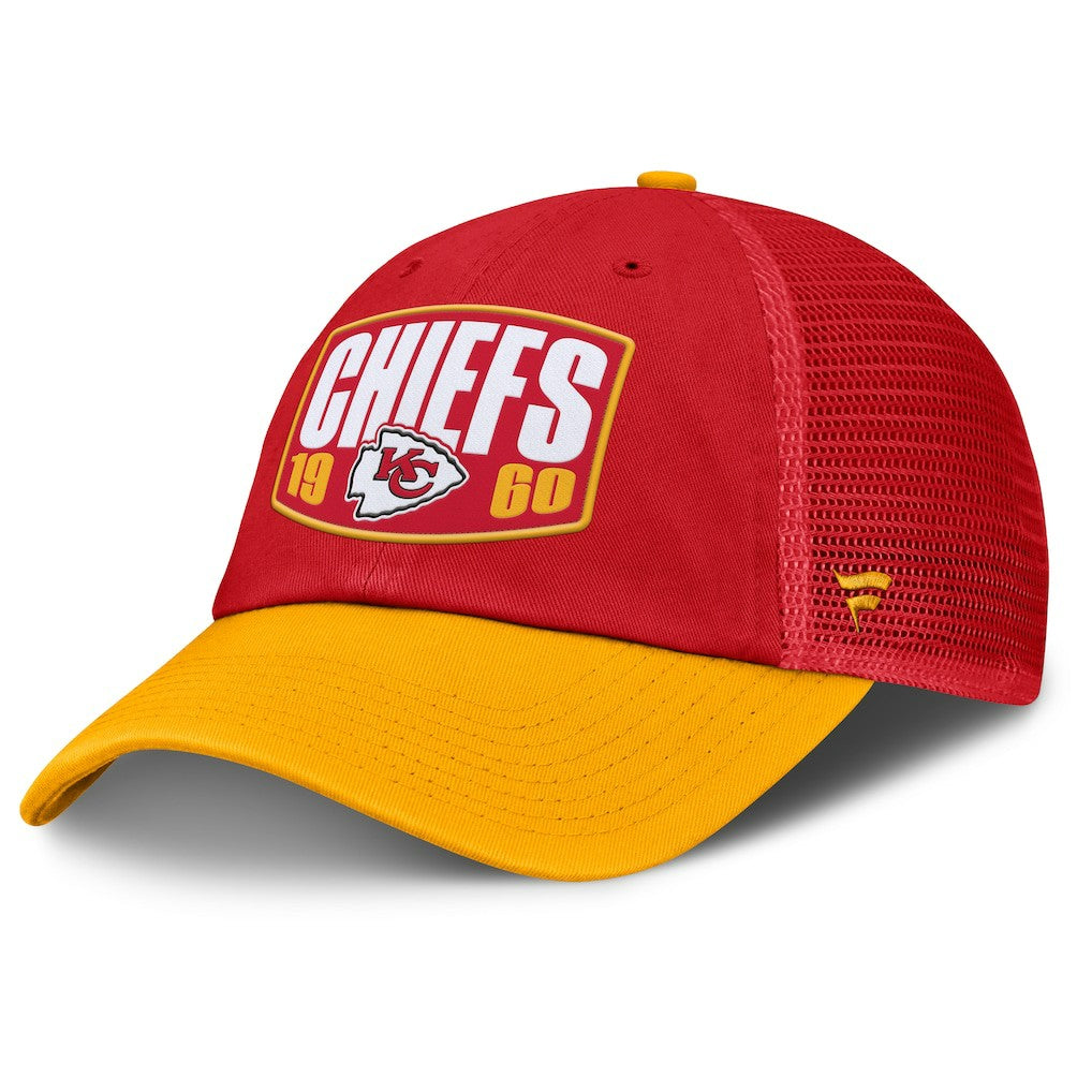 Kansas City Chiefs Franchise Trucker Adjustable Hat Red/Gold - Fanatics
