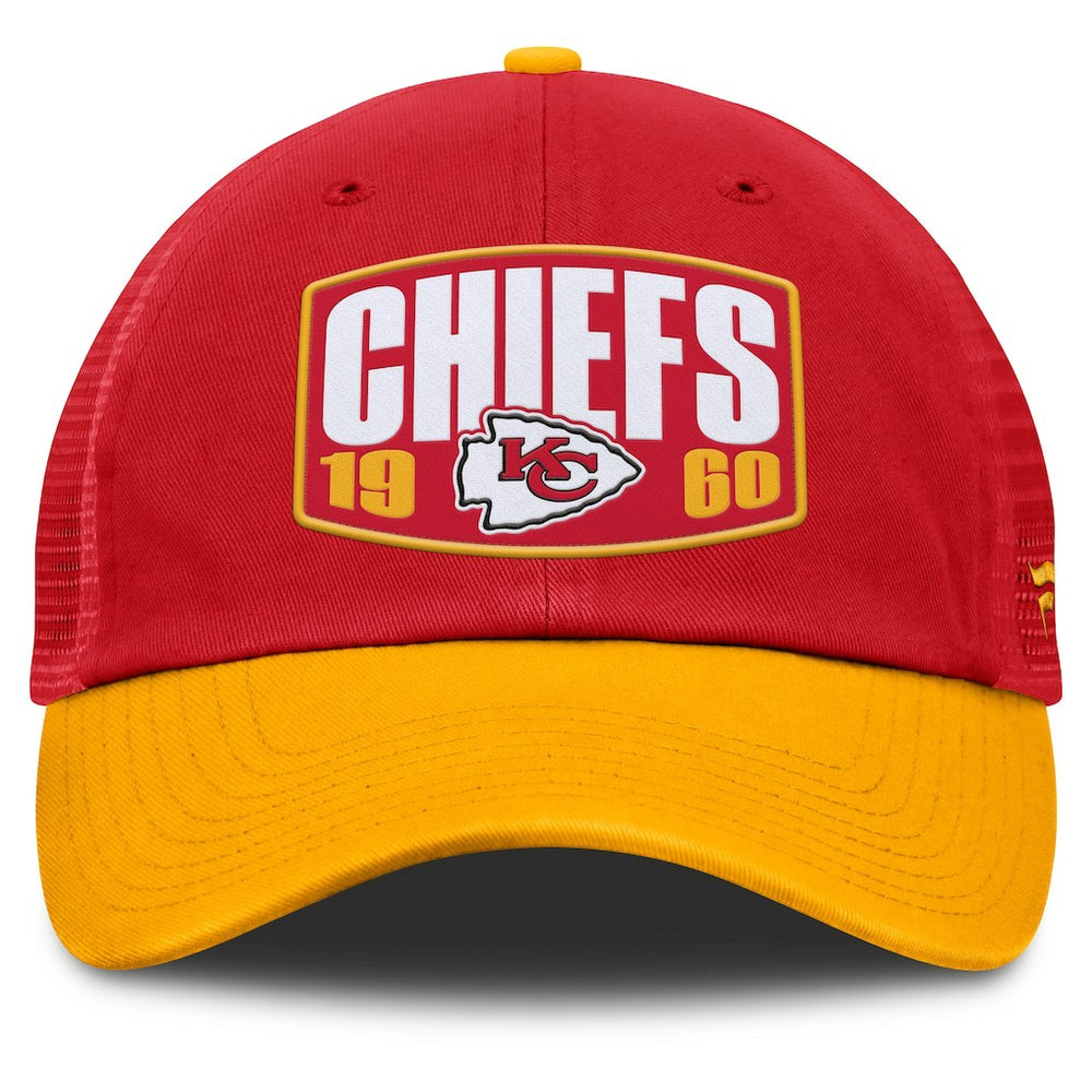 Kansas City Chiefs Franchise Trucker Adjustable Hat Red/Gold - Fanatics