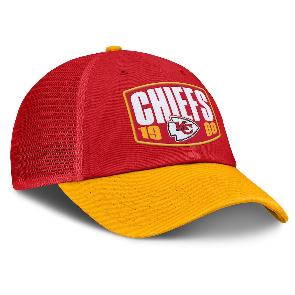 Kansas City Chiefs Franchise Trucker Adjustable Hat Red/Gold - Fanatics