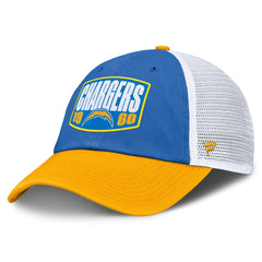 Los Angeles Chargers Franchise Trucker Adjustable Hat Powder Blue/Gold - Fanatics