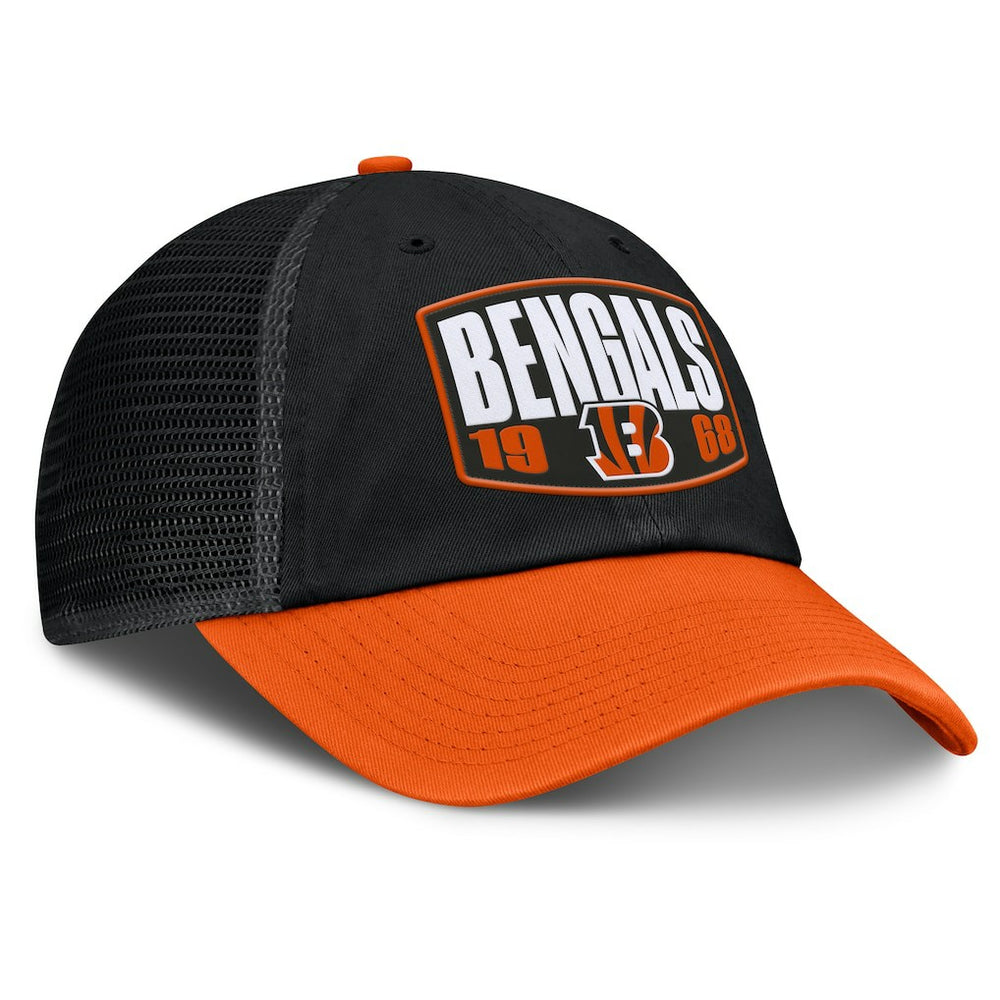 Cincinnati Bengals Franchise Trucker Adjustable Hat Black/Orange - Fanatics