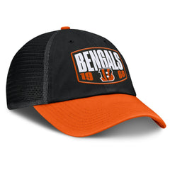 Cincinnati Bengals Franchise Trucker Adjustable Hat Black/Orange - Fanatics