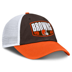Cleveland Browns Franchise Trucker Adjustable Hat Brown/Orange - Fanatics