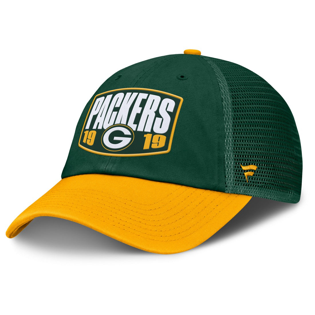 Green Bay Packers Franchise Trucker Adjustable Hat Green/Gold - Fanatics