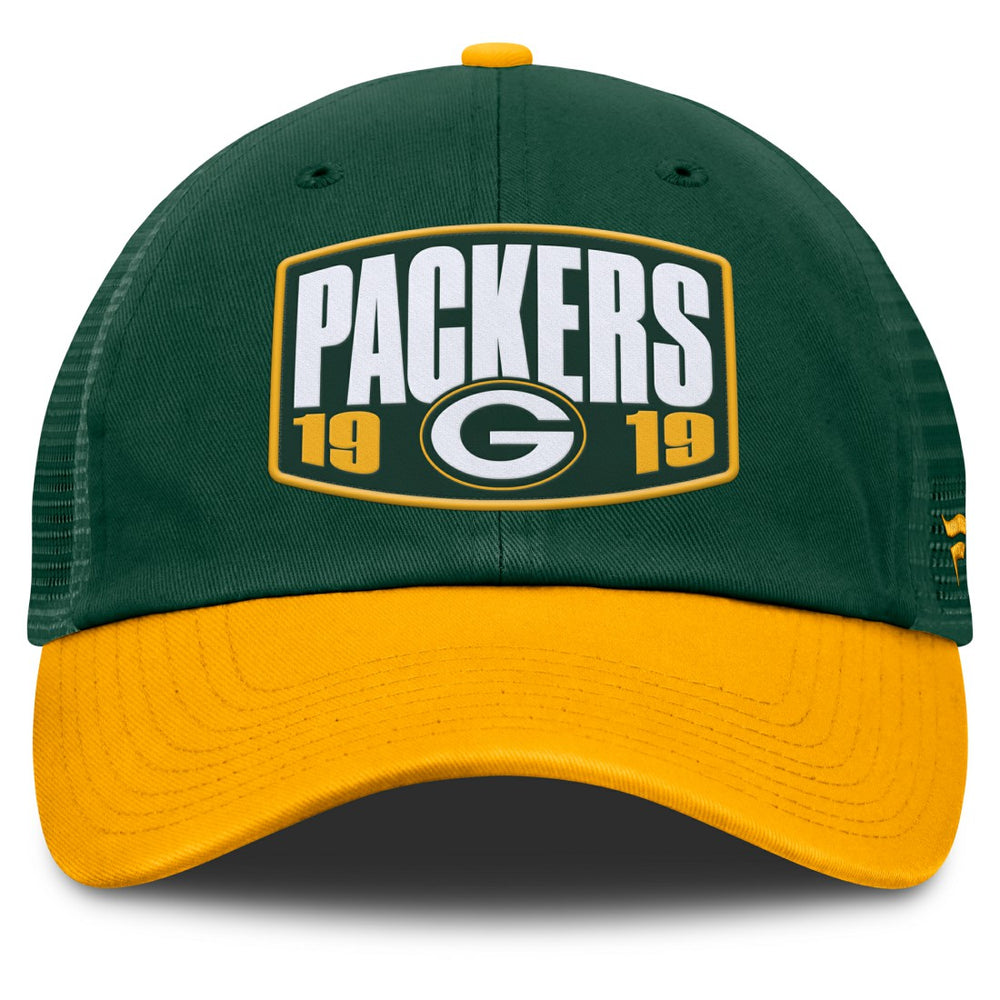 Green Bay Packers Franchise Trucker Adjustable Hat Green/Gold - Fanatics