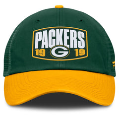 Green Bay Packers Franchise Trucker Adjustable Hat Green/Gold - Fanatics